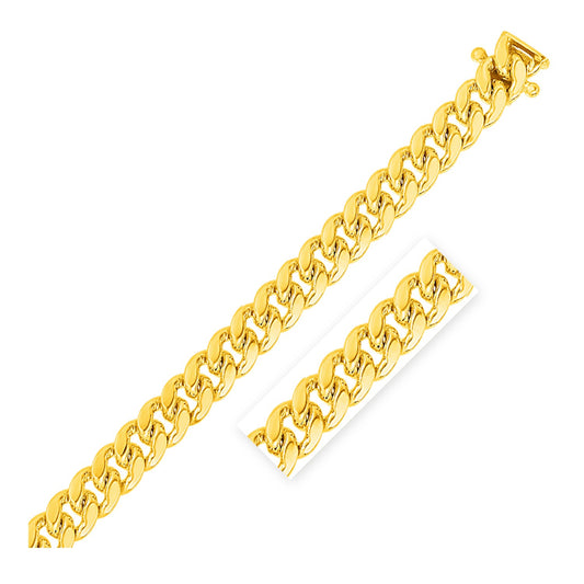 14k Solid Miami Cuban Chain 10.1mm