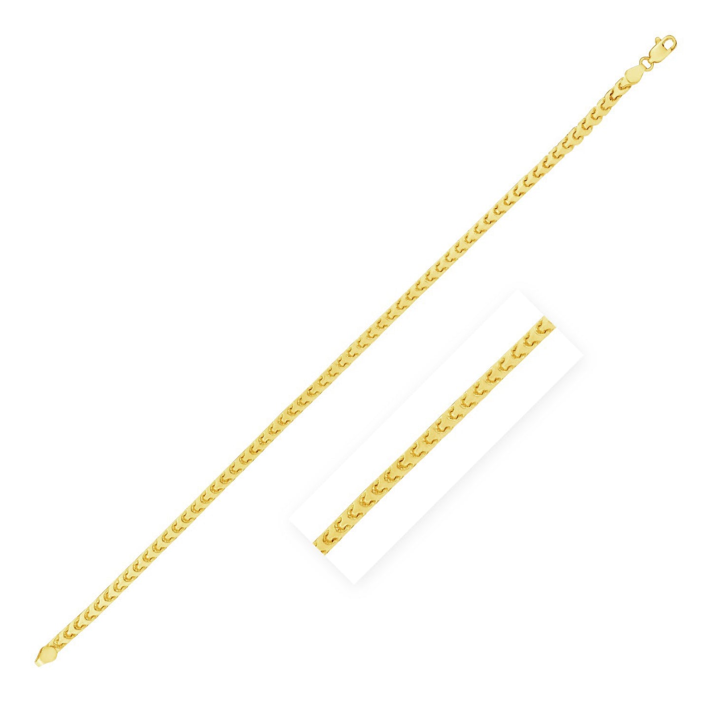 14k Solid Franco Chain 3.1mm