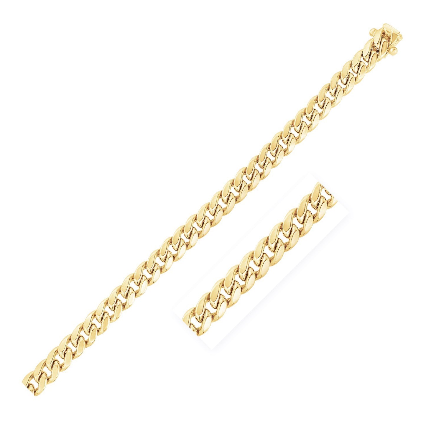 10k Solid Miami Cuban Chain 3.2mm