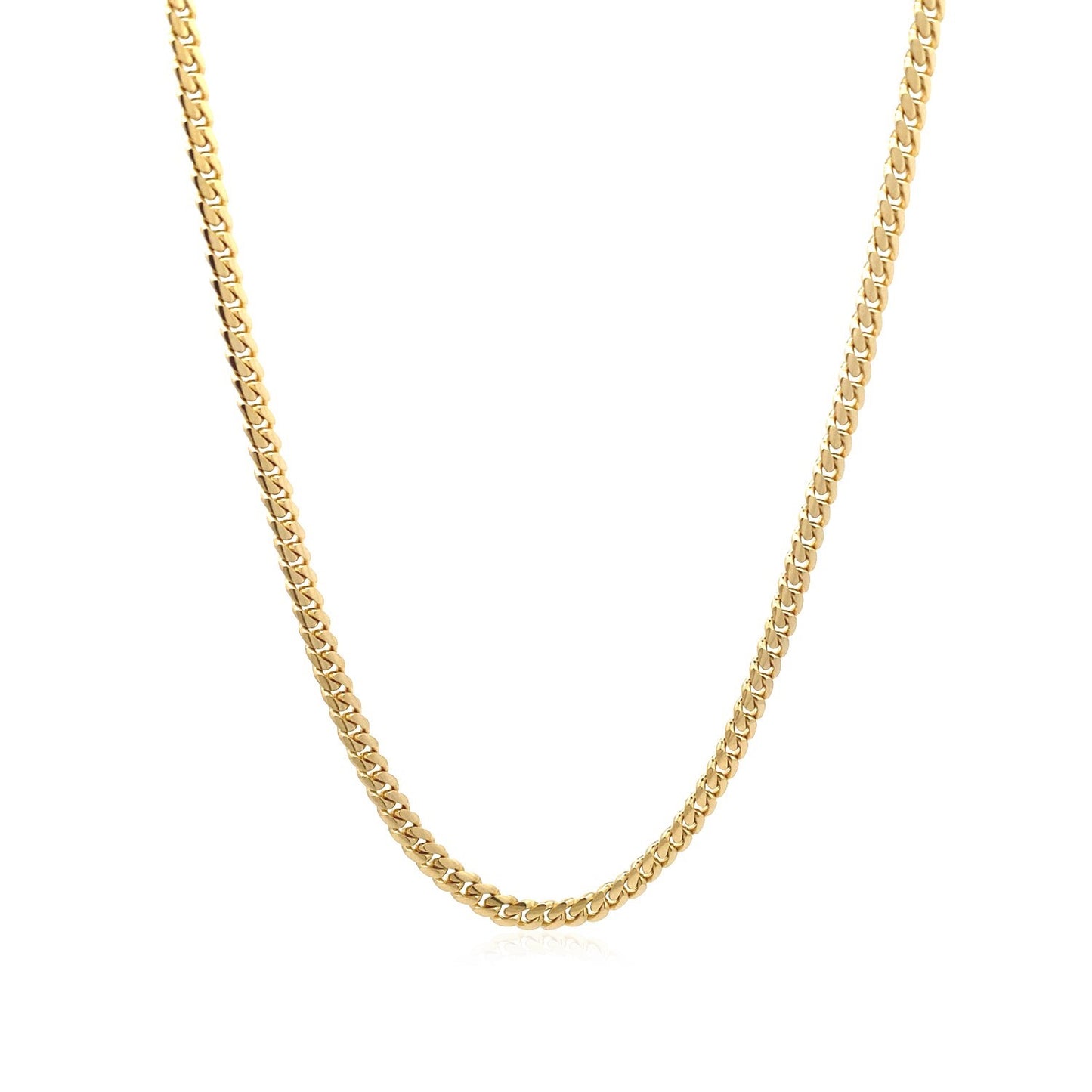 10k Solid Miami Cuban Chain 3.2mm