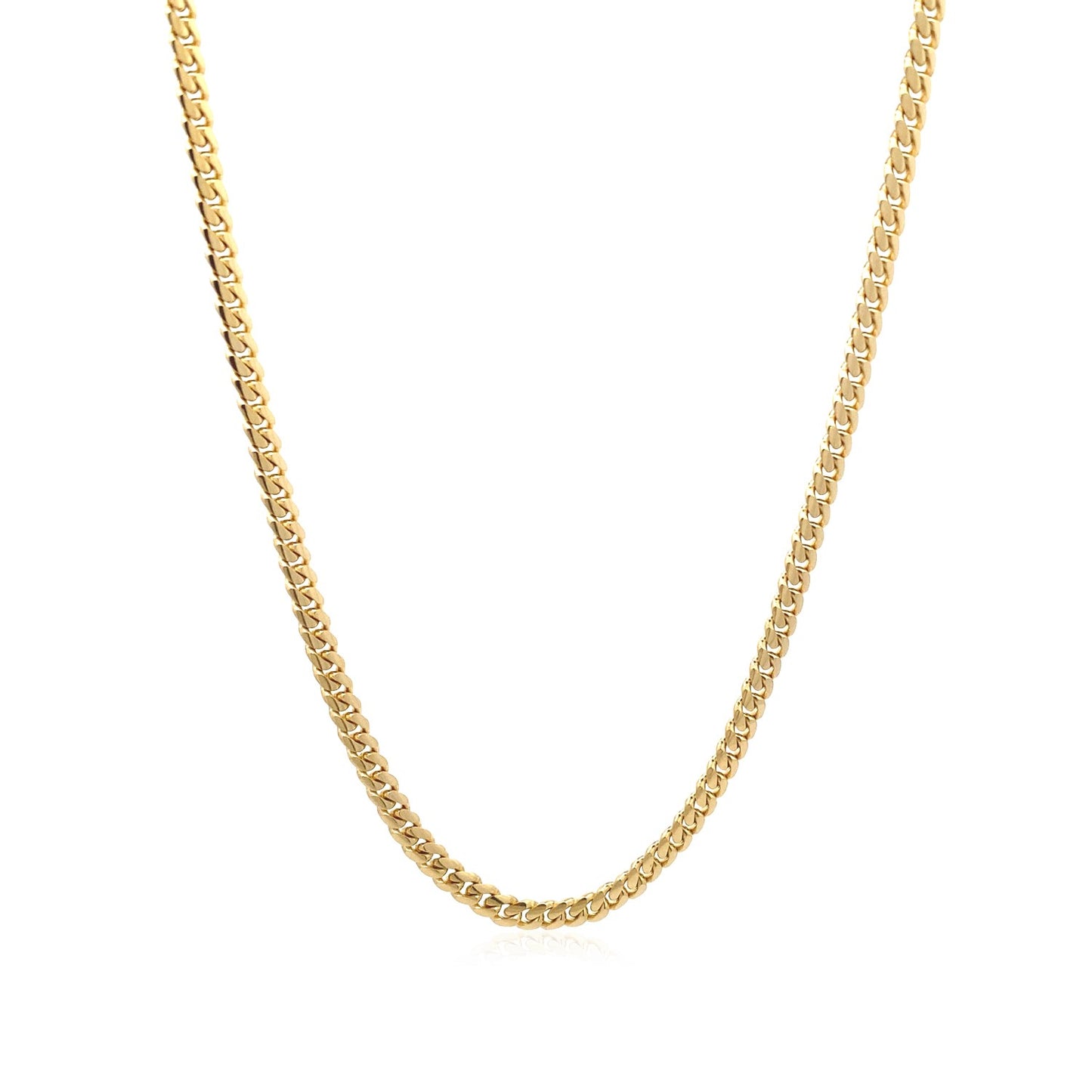 14k Solid Miami Cuban Chain 3.2 mm