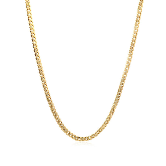 14k Solid Miami Cuban Chain 3.2 mm