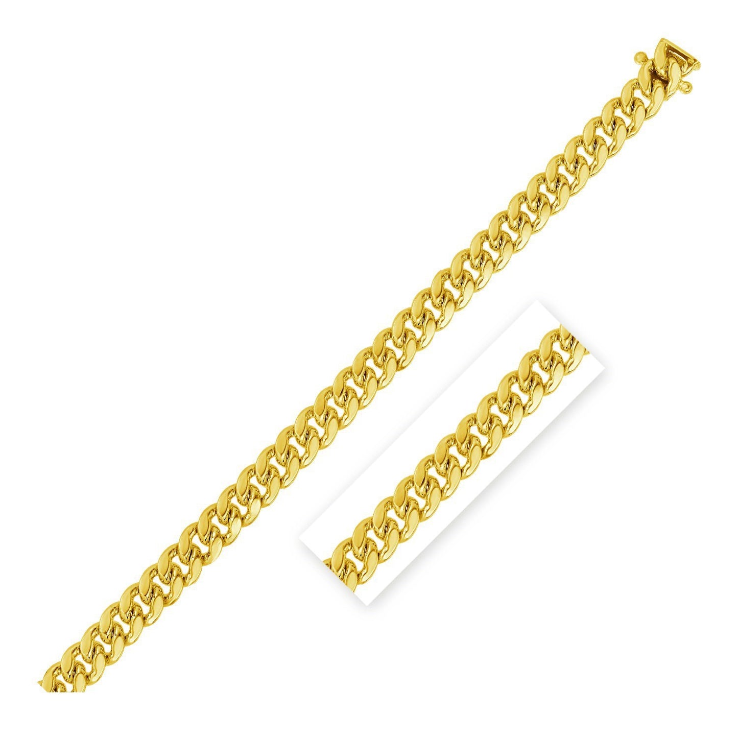 10k Solid Miami Cuban Chain 3.9mm