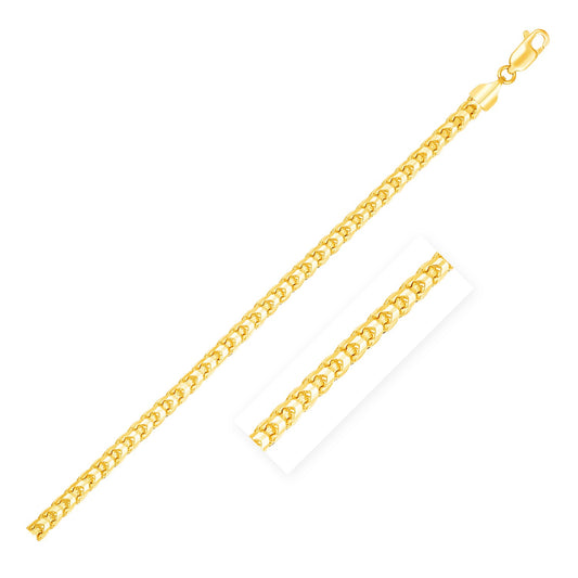 14k Solid Franco Chain 4.6mm