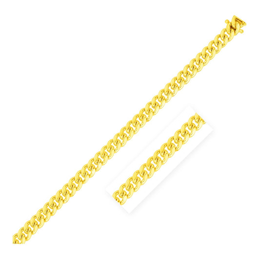 10k Solid Miami Cuban Chain 4.9mm