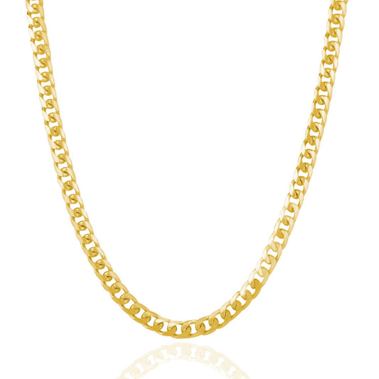 14k Solid Miami Cuban Chain 5mm