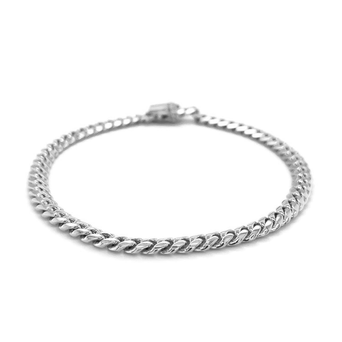 14k Solid Miami Cuban Bracelet 5mm