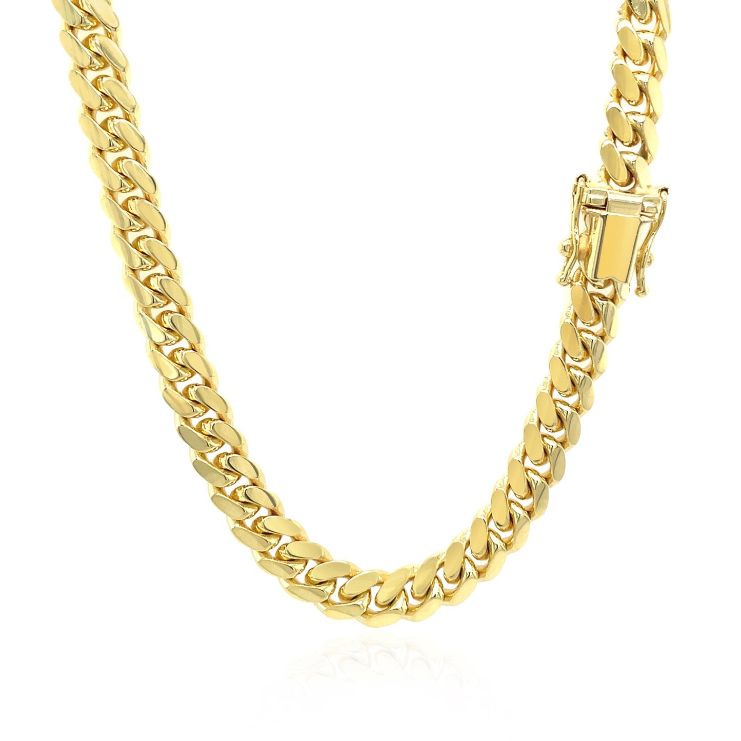 14k Solid Miami Cuban Chain 6.1mm