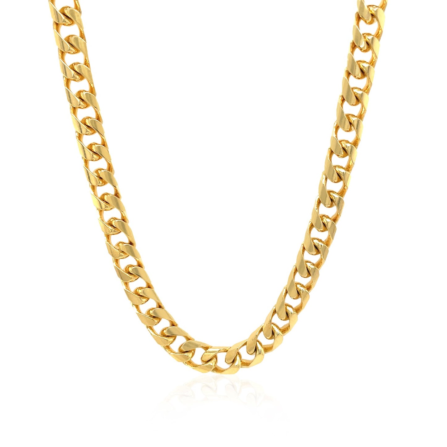 14k Solid Miami Cuban Chain 6mm