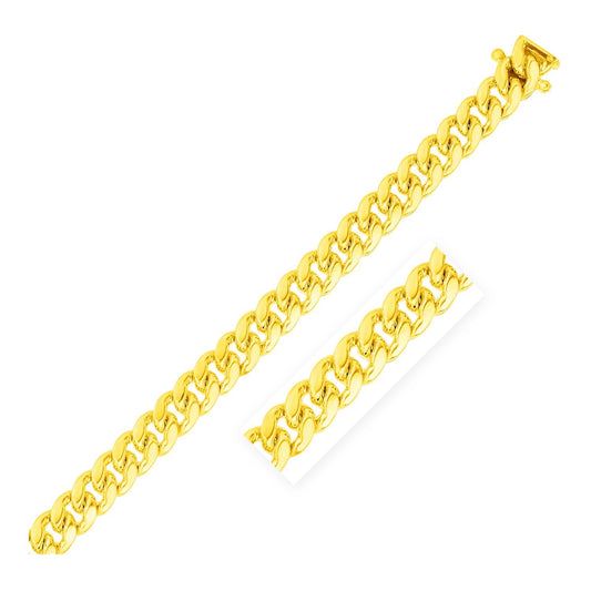 10k Solid Miami Cuban Chain 8.2mm