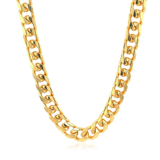 14k Solid Miami Cuban Chain 7.2mm